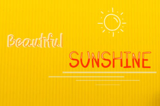 Beautiful Sunshine Script Handwritten Font