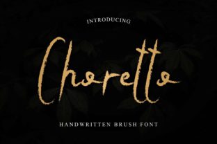 Choretto: A Script Handwritten Font That Feels Like a Smile