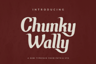 Chunky Wally: A Vintage Handwritten Font for Creative Makers