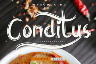 Conditus: A Script Handwritten Font for Thoughtful Editorial Design