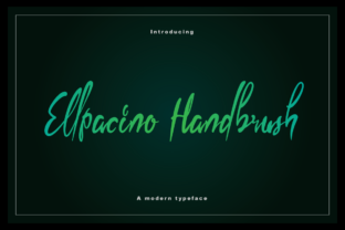 Ellpacino Handbrush: A Script Font That Elevates Your Handmade Brand