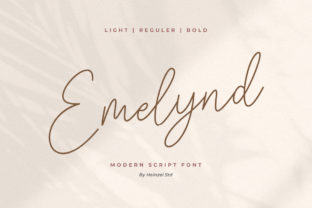 Emelynd: A Timeless Script Font for Elegant Branding