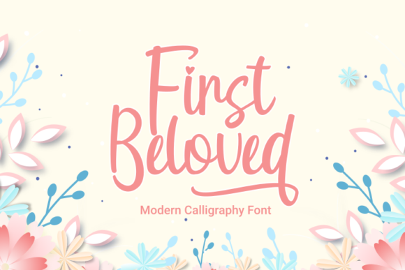 First Beloved: A Script Handwritten Font That Elevates Your Brand