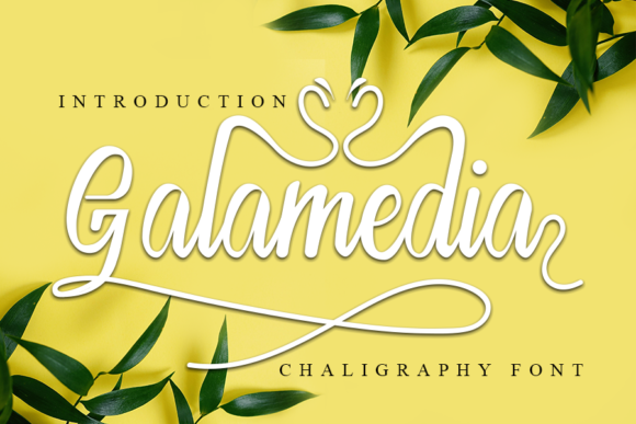 Galamedia: Elegant Script Handwritten Font for Scroll-Stopping Visuals