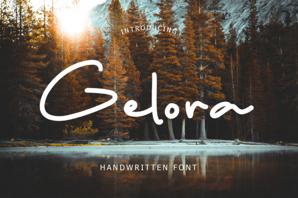 Gelora: A Script Handwritten Font for Editorial Design