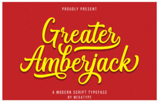 Greater Amberjack: A Modern Handwritten Font for Digital Branding