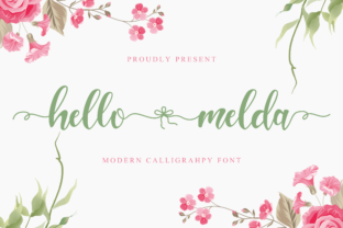 Hello Melda: A Script Handwritten Font That Elevates Every Craft Project