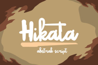 Hikata: A Script Handwritten Font for Creative Crafters and Product Designers