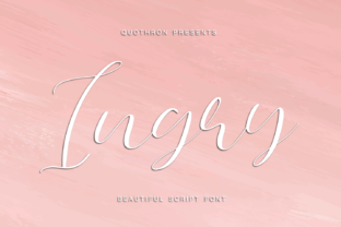 Ingry: A Script Handwritten Font That Elevates Editorial Calm