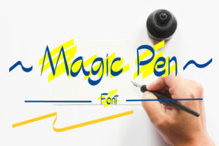 Magic Pen: A Friendly Script Handwritten Font for Real Content