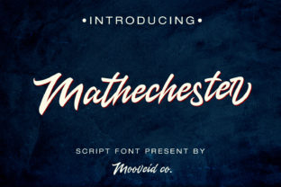 Mathechester: A Modern Signature Font for Handmade Creators