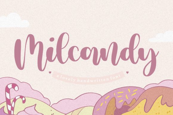 Milcandy: A Flowing Handwritten Font for Timeless Branding