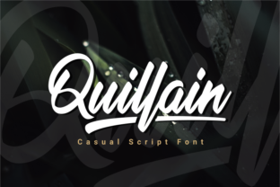 Quillain: A Stylish Script Handwritten Font for Creative Projects