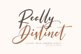 Really Distinct: A Script Handwritten Font for High-Impact Branding