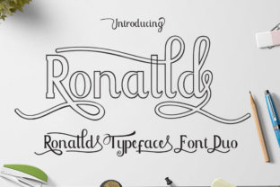 Ronalld Script Handwritten Fonts for Elegant Design