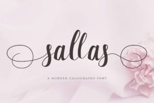 Sallas: A Handwritten Font for Editorial Elegance