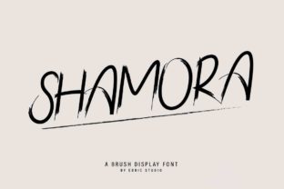Shamora Script Handwritten Font for Elegant Craft Projects