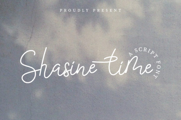 Shasine Time: A Sweet Script Handwritten Font for Real Branding