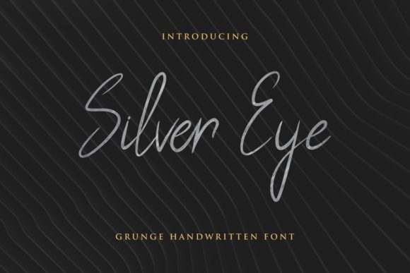 Silver Eye Font for Elegant, Flowing Campaign Typography