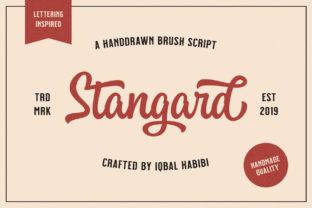Stangard: A Premium Script Handwritten Font for Elegant Digital Branding