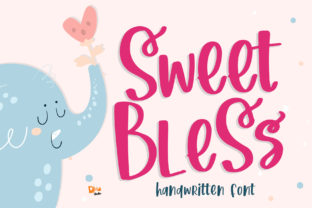 Sweet Bless: A Script Handwritten Font for Digital Design Excellence