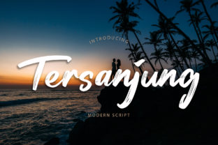 Tersanjung Handwritten Font for Crafters & Small Shops