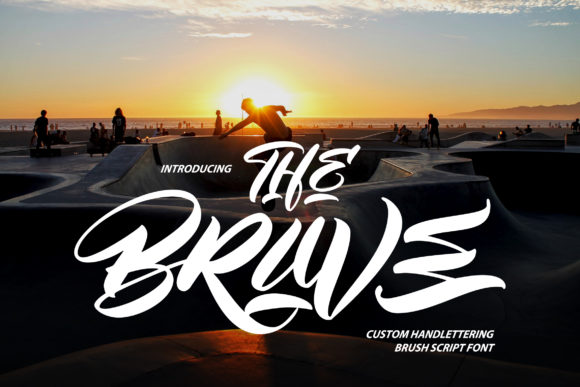 The Brave: A Script Handwritten Font for Elegant Digital Branding
