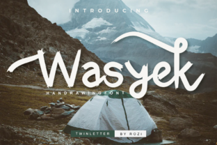 Wasyek Script Handwritten Font for Warm, Friendly DIY Projects