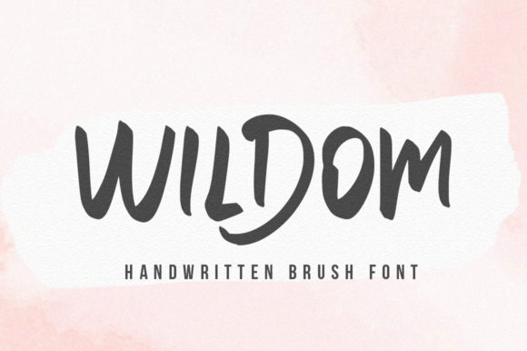 Wildom Font: Elegant Script Handwritten Fonts for Small Business Branding