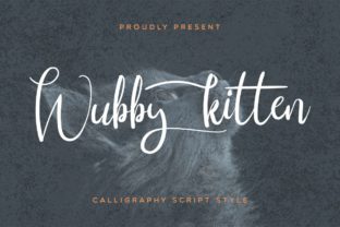 Wubby Kitten: A Script Handwritten Font for Editorial Elegance