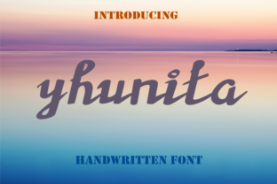 Yhunita: A Script Handwritten Font for Elegant Digital Branding